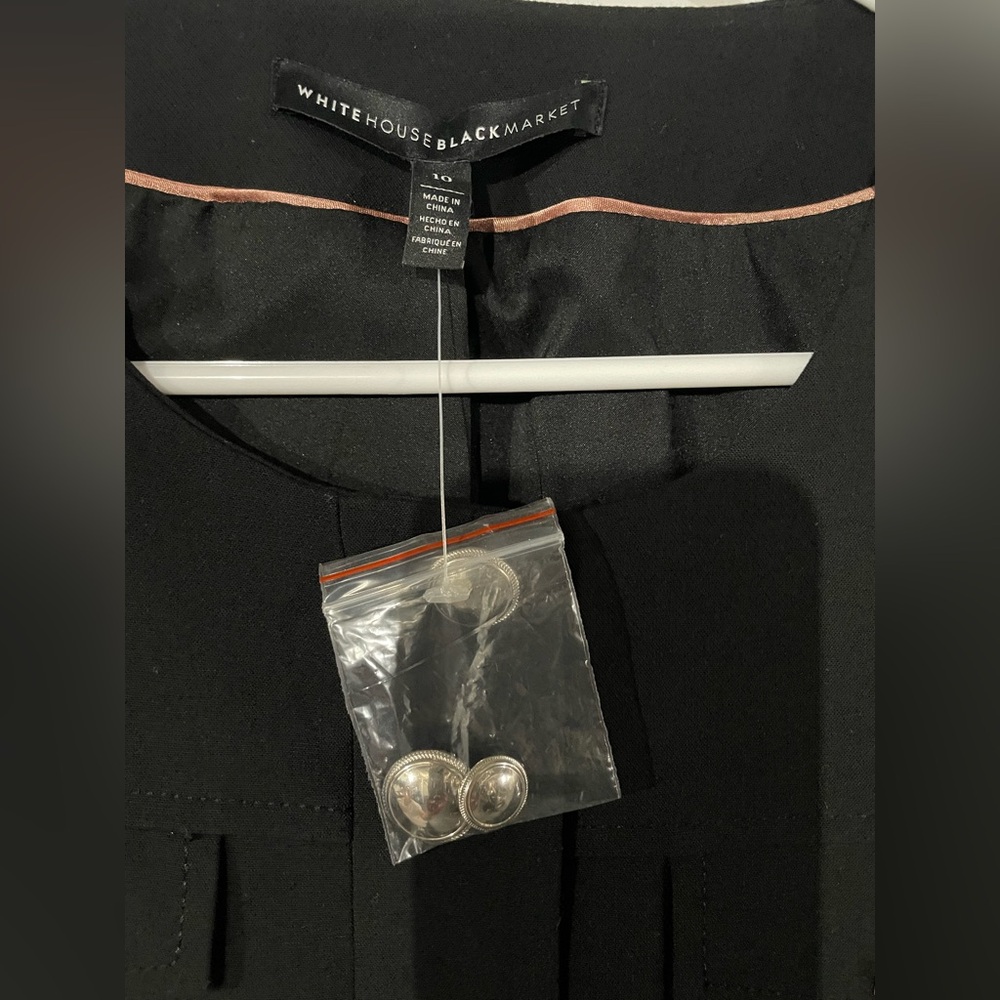 White House Black Market Black Blazer with Flared Sleeves
Size 10 - Picture 6 of 8